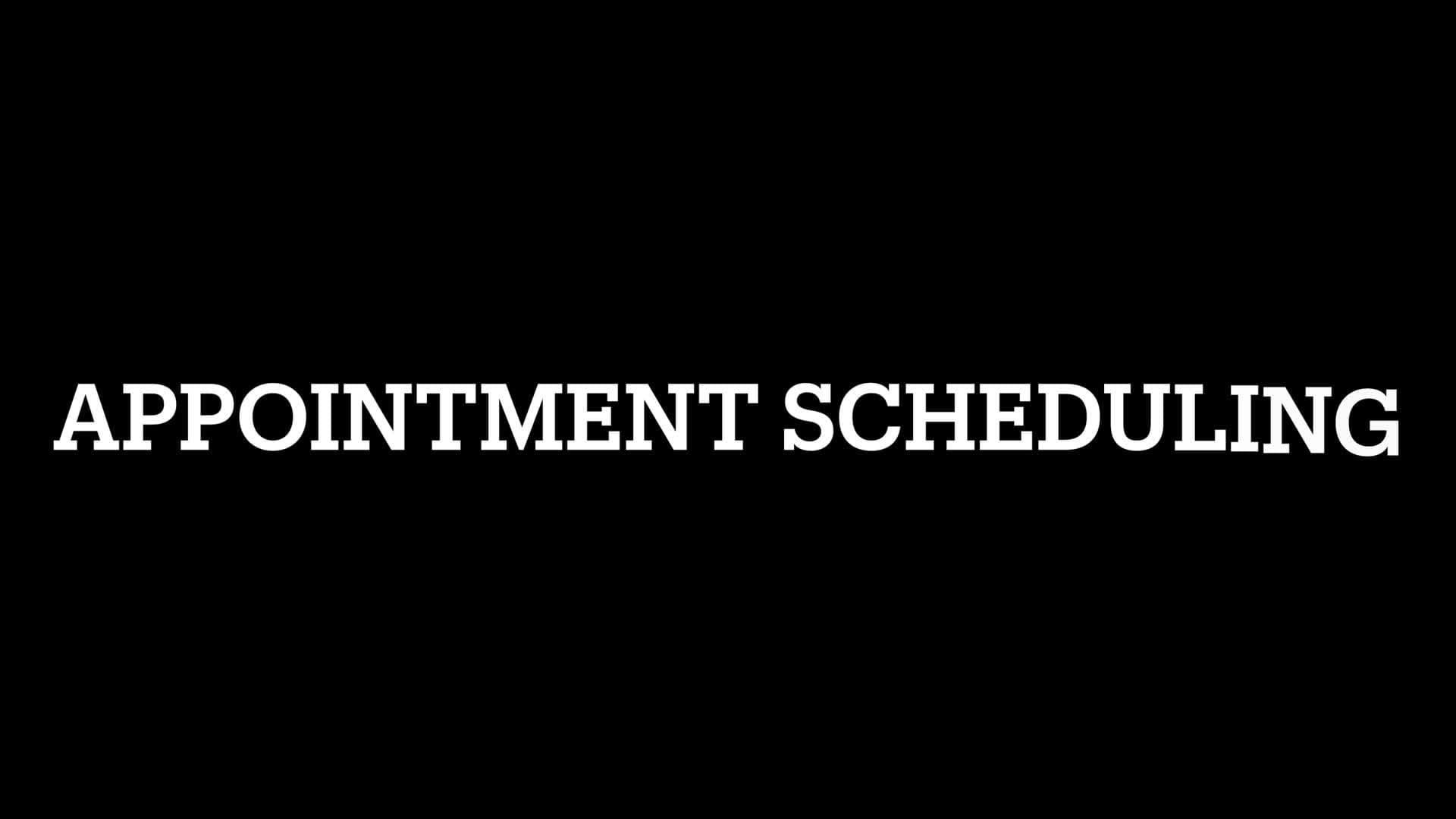 Take Appointments